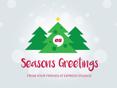 Season's Greetings from your friends at Expresiv Studios christmas greetings holidays newyear seasons xmas