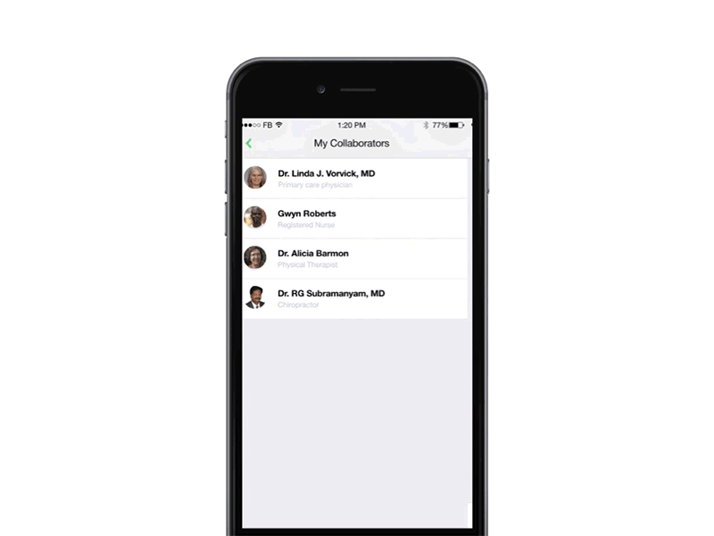 Healthcare Chat App app chat conversation design ios iphone mobile talk uiux