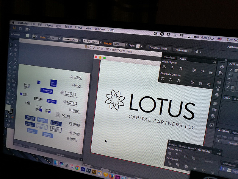 Lotus Capital Partners logo design by Expresiv Studios on Dribbble