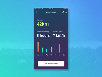 Running app - Concept