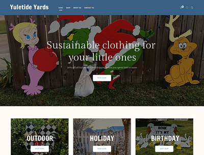 Yuletide Yards branding design