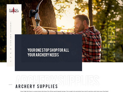 Live Oak Archery 3d animation branding design graphic design illustration logo ui ux vector