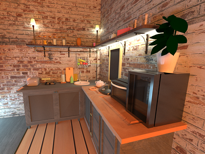 Kitchen 3D Interior