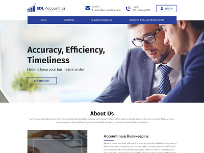 EDL Accounting 3d animation branding design graphic design illustration logo ui ux vector