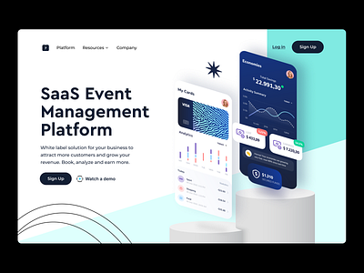website design: saas events