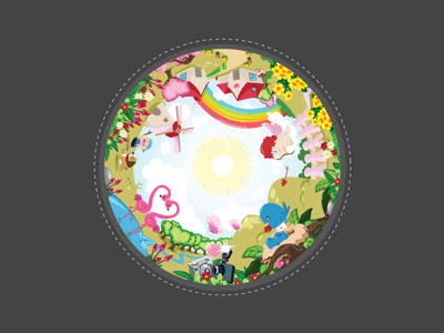 D'Amorium of Loverville animation aperture circle color contest gif illustration love motion poster vector world