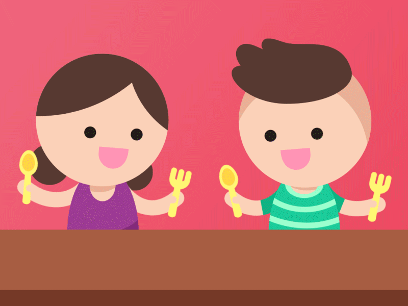 Healthy Diet for Kids by Indra Permana on Dribbble