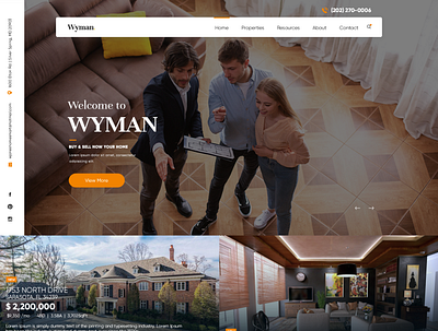 Wyman branding design logo