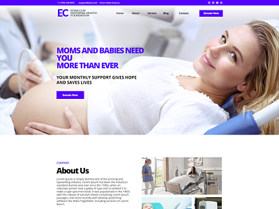 Edna Clay Maternal Health Foundation Homepage