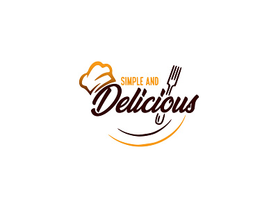 Simple And Delicious brand identity branding business business logo cooking cooking logo food food logo logo logo design youtube channel youtube channel logo