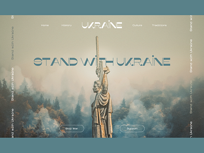 Stand with Ukraine 🇺🇦 design graphic design sketch splash screen ukraine war