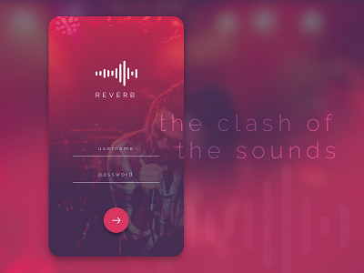 Reverb - UI material mobile music random reverb sketch sound ui
