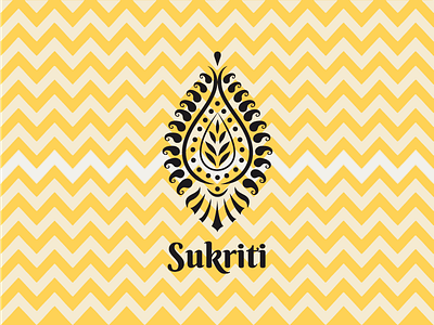 Sukriti - Branding art blockprint branding design indian jewelry kalamkari logo motif pattern