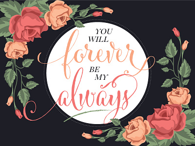 Forever & Beyond - Typography always beyond cantoni forever love soulmate typography wedding