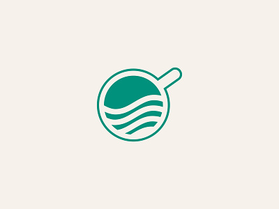 Coffee Wave beach cafe coffee coffee time illustration logo summer me time signal wave waves