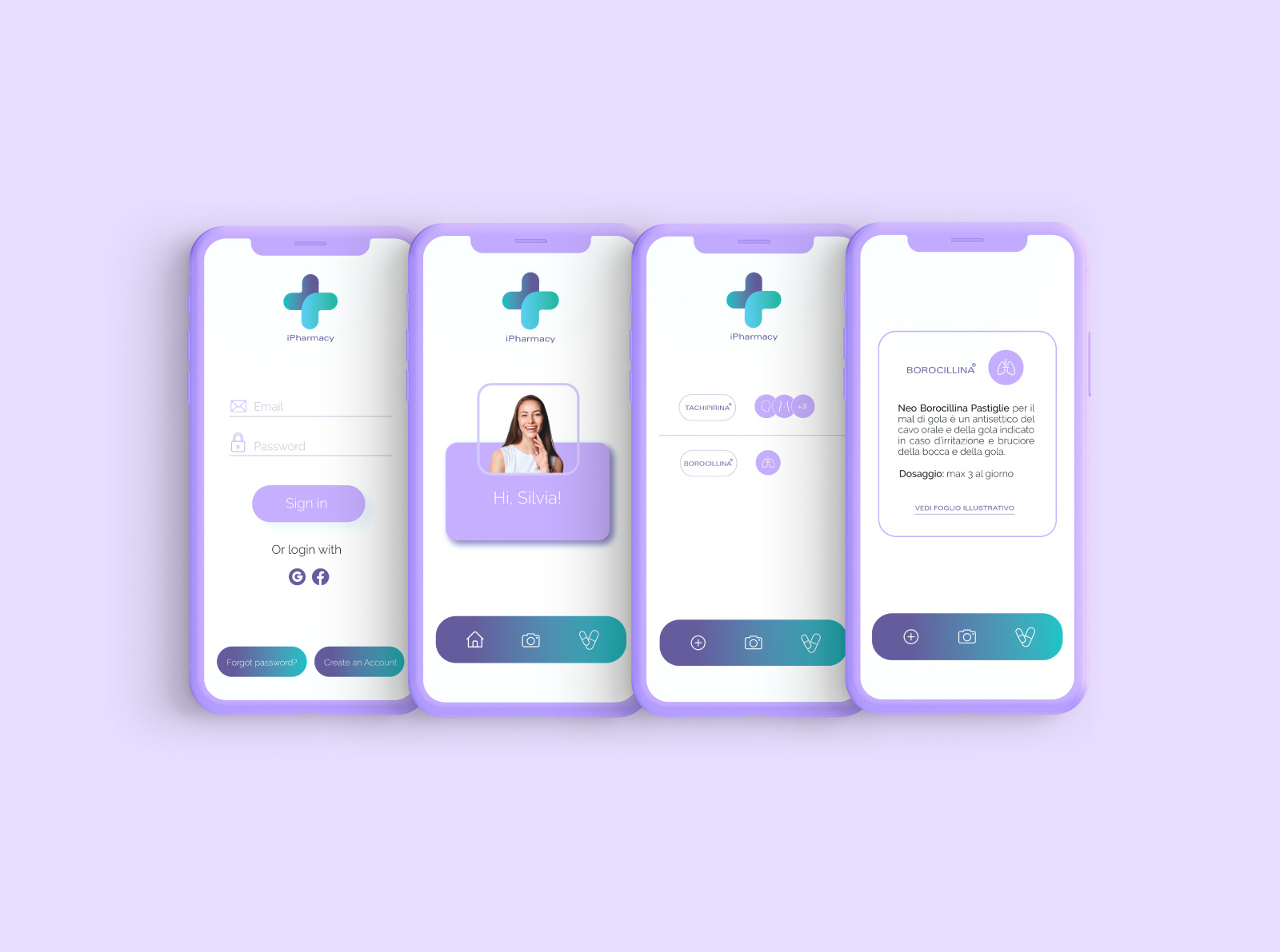 AR Pocket Pharmacy App UI by Natasa on Dribbble