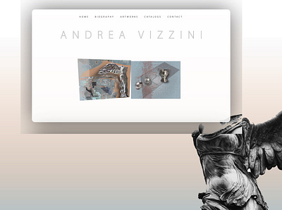 Andrea Vizzini Website UI