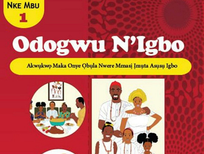 Igbo Textbook Design africa animation book bookdesign branding character design children comic design illustration kids logo nigeria nigerian publishing textbook traditional