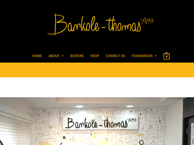 Bankole-Thomas Web Design africa branding design fashion nigeria ui web webdesign wordpress