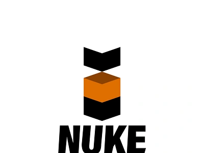 nuke logo branding graphic design logo