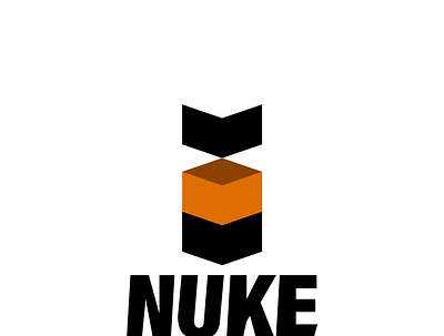 nuke logo branding graphic design logo