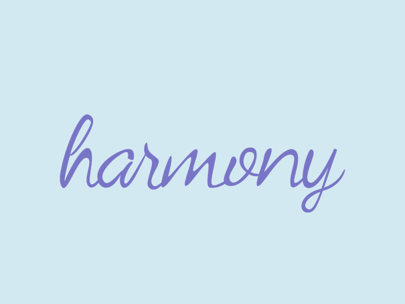 Lettering harmony by Mary Fox on Dribbble