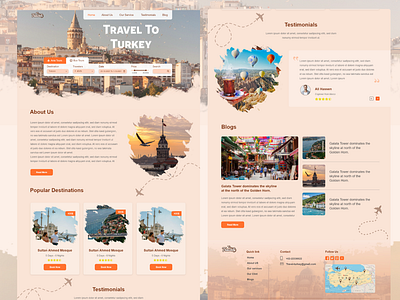 Travel Agency -landing page