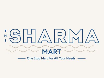 Sharma Mart adobe branding design illustration logo typography ux vector