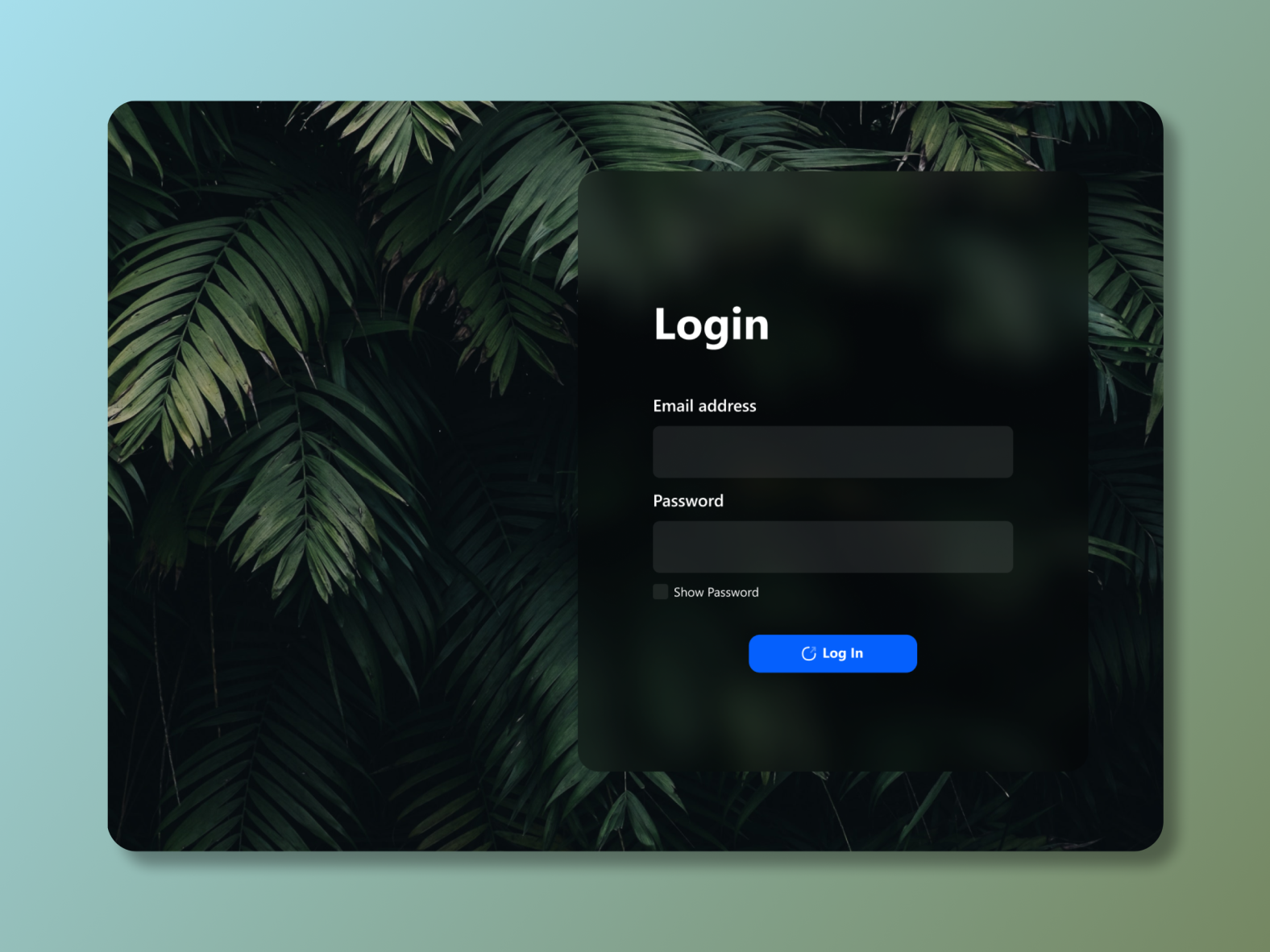 Login App Interface by Syed Khalid Hussain on Dribbble