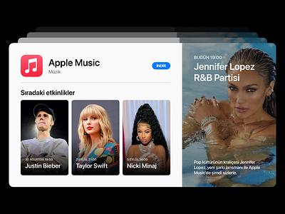 iOS 15 App Store In-App Events Concept apple card design music ui