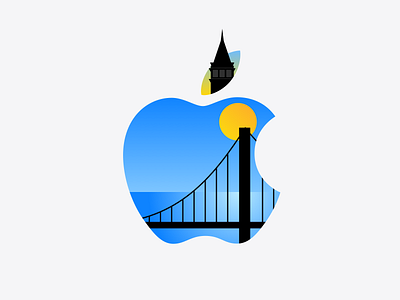 Concept Apple Logo inspired by İstanbul apple design ui ux