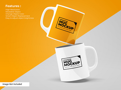 Sublimation Mug Mockup brand branding business company corporate logo merchandise mock mockup mug sublimation