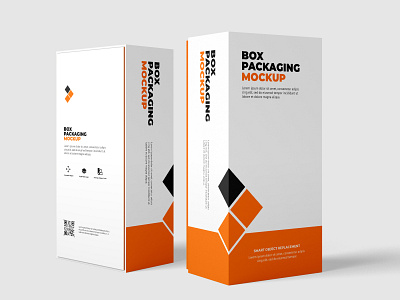 Box Packaging Mockup / Phone Box box brand branding business company corporate design graphic design illustration logo mock mockup phone box