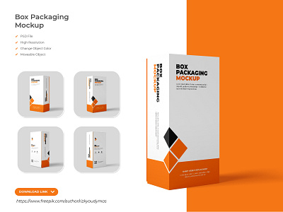 Box Packaging Mockup