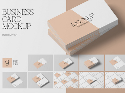 Business Card Mockup brand branding business business card business card mockup company corporate design minimalist mock mockup