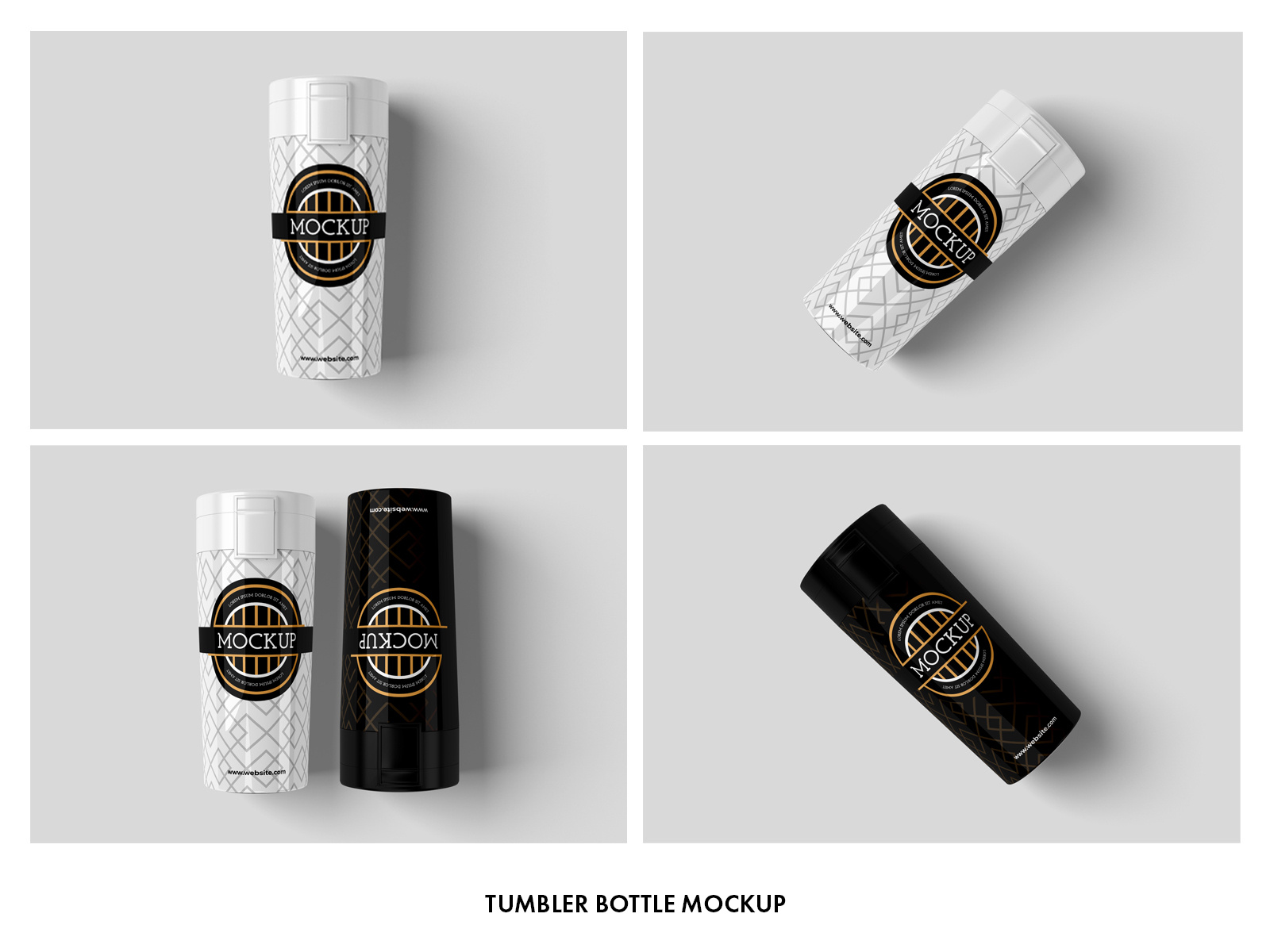 Tumbler Bottle Mockup by Rizky Audymas on Dribbble