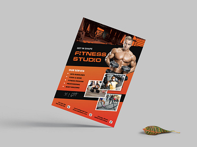 Fitness Flyer fitness fitness flyer fitness flyer design graphic design