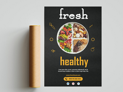 Healthy Food Flyer Design