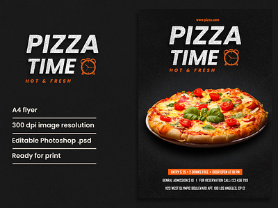 Pizza Flyer banner design fitness fitness flyer fitness flyer design graphic design illustration pizza creative flyer pizza flyer real estate flyer restaurant flyer