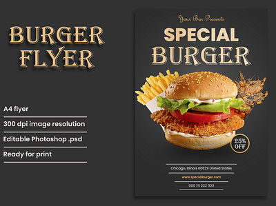 Burger flyer design banner burger flyer design design fitness fitness flyer fitness flyer design graphic design real estate flyer restaurant flyer design