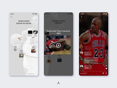 #1.4 Nike | NIKEWAY: Social Networking in Workplace adidas branding clean design innovative jordan minimal mobile app nike puma responsive retail sketch sports ui under armour ux