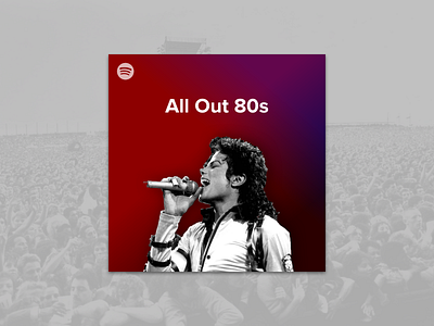 #1.3 Album Covers | Spotify: All Out 80s 80s album cover michael jackson music music album playlist spotify