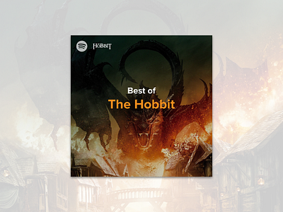 #1.6 Album Covers | Spotify: Best of the Hobbit