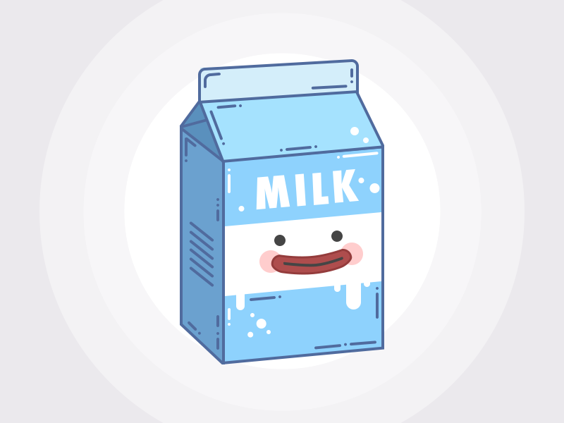 Milk Box by Valeria Rimkevich on Dribbble