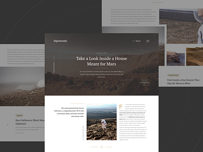 Article page article page blog fireart fireart studio news ui ux