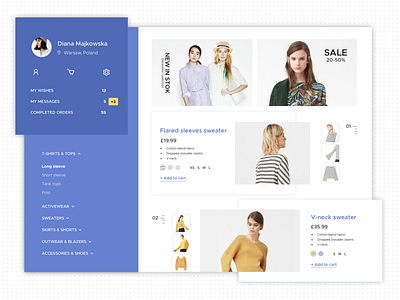 E-commerce category page category concept fireart fireart studio product ui ux web