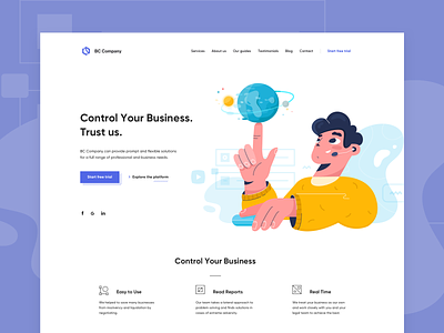 Landing page