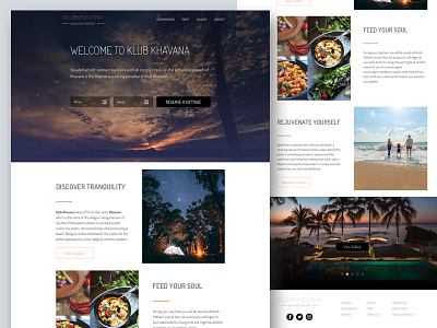 Beachside Resort - Landing Page