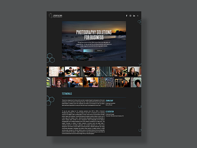 Jeremy Baldwin website design