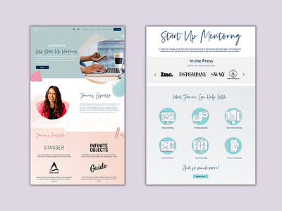 Let's Start Up Ventures - web page design branding creative agency design layout mobile ui ux web design web page design webpage design